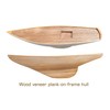 SAILINGSTORY Wooden Sailboat Decor Yacht Model Ship with Antique Finish