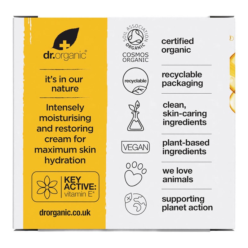 Dr Organic Vitamin E Cream, 50ml