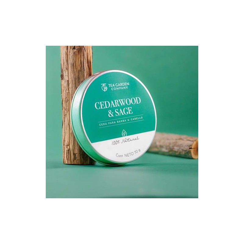 Tea Garden Company Cera para Barba & Cabello Cedarwood &