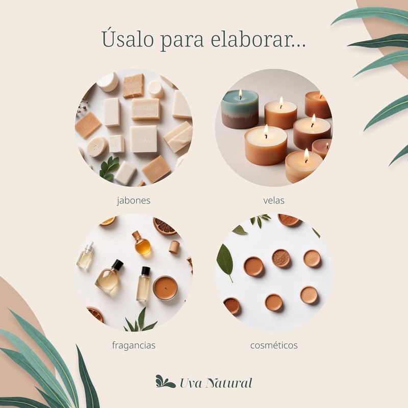 Uva Natural - Aceite Esencial de Vetiver 100% Natural 10