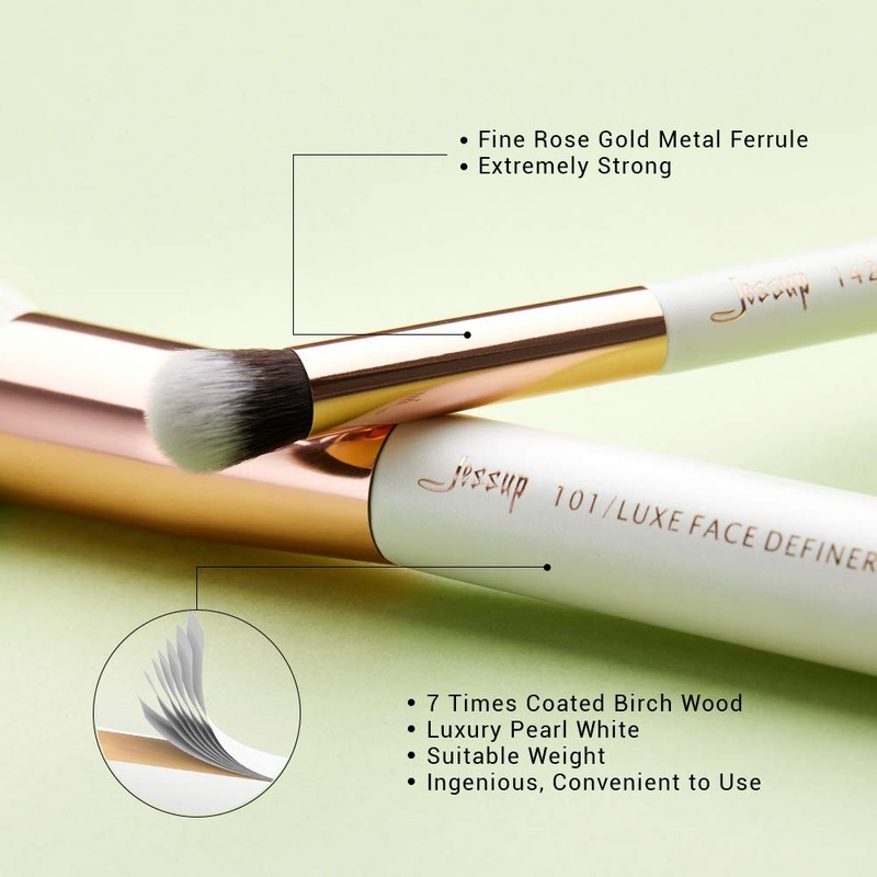 Jessup 15Pcs Professional Foundation Makeup Brushes Set Make up Brush