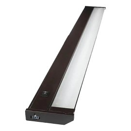 AQ Lighting 8" Aluminum LED Under Cabinet Kitchen Overhead Lighting in Bronze