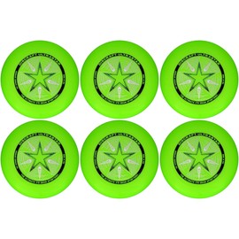 Discraft Ultra-Star 175g Ultimate Frisbee Sport Disc (6 Pack) Green