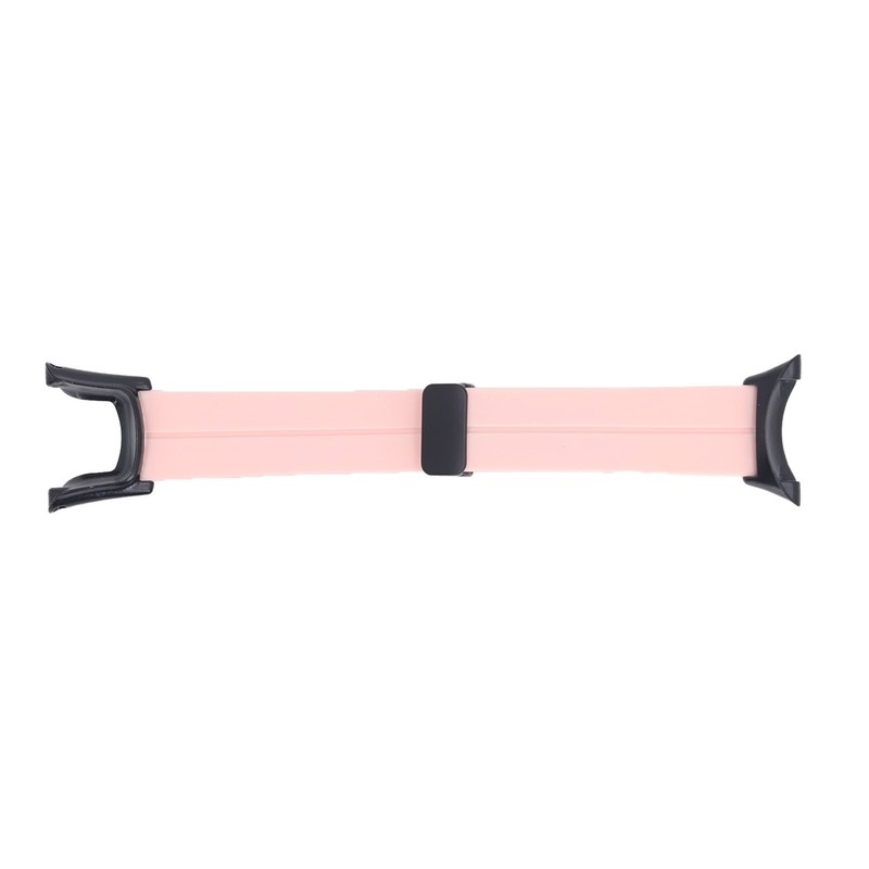 Silicone Watch Strap Waterproof Magnetic Folding Buckle Replacement Watchband for
