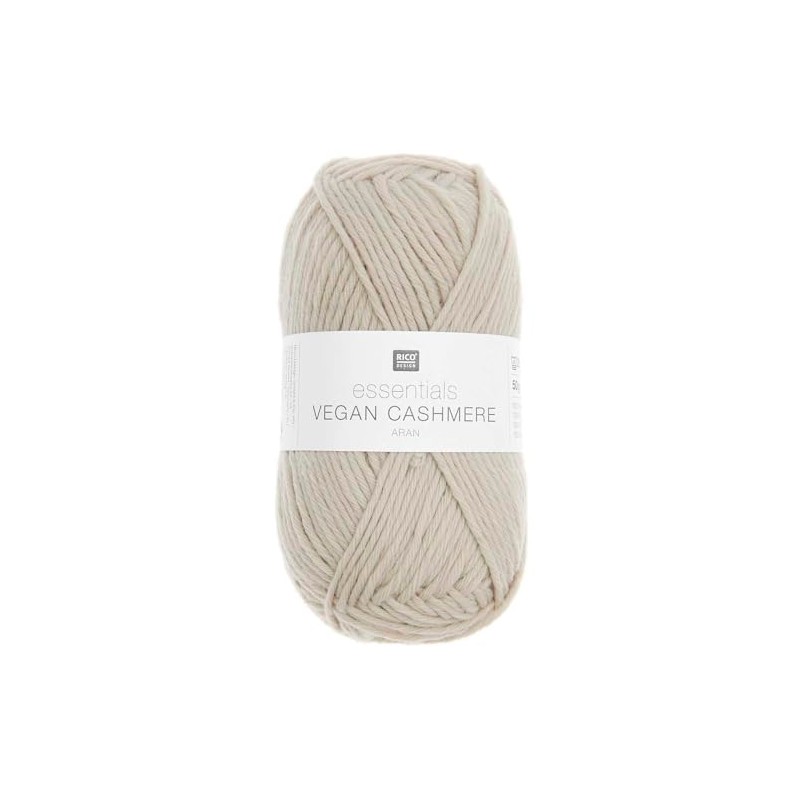 Rico Design Essentials Vegan Cashmere Aran, Knitting Yarn 100% Polyamide,