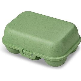 EGGS TO GO MINI Egg Box Natural Leaf Green