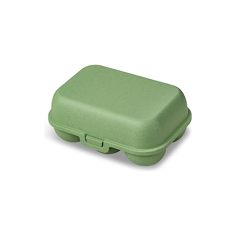 EGGS TO GO MINI Egg Box Natural Leaf Green