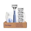 Flamingo Pubic Hair Razor for Women, Shaving Kit, 1 Pubic