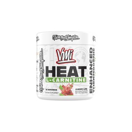 Heat L-Carnitine Powder Enhanced Thermogenic | 1500 mg L-Carnitine | Maximum Absorption Formula | Great Taste for Men & Women | 30 Servings (30 Serving, Cherry Lime)