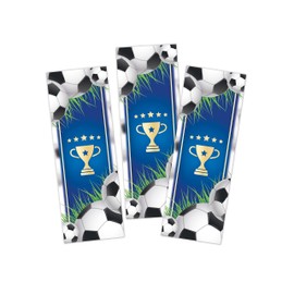 8 Bookmarks + 8 Mini Notepads 25 Sheets Each DIN A7 Colouring Pad Set Football Blue Party Bag Gift Giveaways for Children's Birthday Party Theme Party School Boys Girls Teens