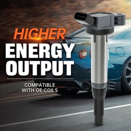 Set of 6 Ignition Coil Pack Compatible with Toyota 3.5 V6 2007-2015 Sienna Camry Avalon Rav4 Highlander Venza, RX350 IS350 ES350 3.5L Replace 90919-A2004