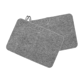 Gatuida 2pcs Portable Sauna Cushion Water Absorbent Spa Mat Heat Insulation Felt Pad for Home Commercial Sauna Durable Easy to Clean Accessory