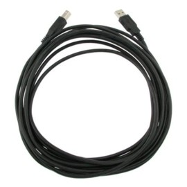 Generic USB 2.0 Printer Scanner Cable Type A Male to Type B Male (10ft) - Black