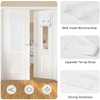 HOMEIDEAS Blackout Linen Sidelight Curtains for Front Door, Side Door