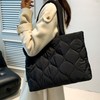 Makukke Puffer Tote Bag Aesthetic Quilted Bag Women's Shoulder Bag
