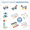 2-in-1 Baby Push Walker - Wooden Push Walker and Tool