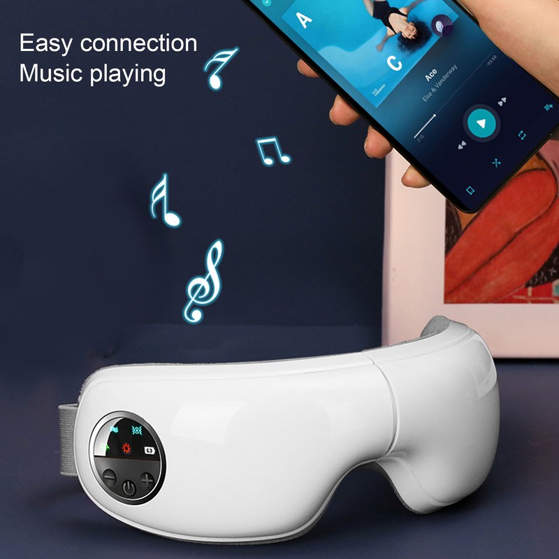 Eye Massager Heat Compression 5 Vibration Strength Timing 2 Modes