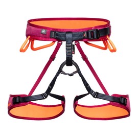 Mammut Ophir Fast Adjust Women's Climbing Harness, Sundown Safety, Orange, S