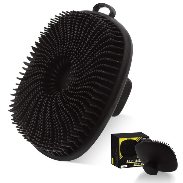 Silicone Body Scrubber For Men, New Upgrade Richer Foam And