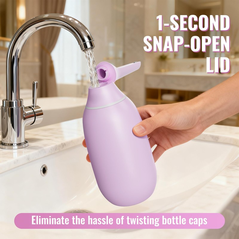 Peri Bottle 400ml for Postpartum Care – ZEY LUXE Portable