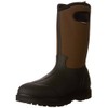 Bogs Men's Roper Waterproof Insulated Winter Rain Boot, Black/Brown, 12