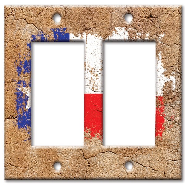 Art Plates - Double Gang Rocker Oversize Switch/Over Size Wall