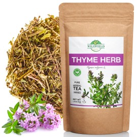 1.8 oz. Thyme Tea Thyme Leaves Tyme Herb Tea (Thymi Serpiylli Herba) - 50g Thymus Serpyllum Herb Tea Breckland Creeping Thyme