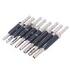 8Pcs Self Centering Hinge Drill Bit Black Hex Shank Hinge