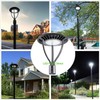 LED Circular Post Top Pole Lights 150W, LED Parking Lot