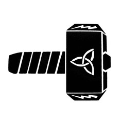 Hammer of Thor Avengers Decal Vinyl Sticker|Cars Trucks Vans Walls Laptop| Black |5.5 x 4.25 in|CCI1611