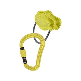 DMM Mantis Belay Device with Shadow HMS Locking Carabiner - Lime