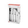 Home 756467 Cutlery Set 24 Pieces Stainless Steel White Handle