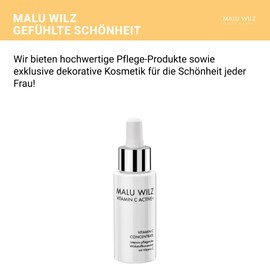 Malu Wilz Vitamin C Concentrate 30 ml - Light Vitamin C Concentrate for Gentle and Effective Face Care, Moisturiser for Dry Skin