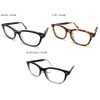 [DESIGN YEWEAR] Reinforced Square Wellington Sunglasses, Tortoise Shell x CLEAR