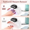 LKE 54W UV Lamp for Gel Nails with LCD Display