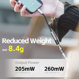 SHANLING UA Mini Headphone Amplifier,Portable USB DAC/AMP,USB C to 3.5mm Audio Adapter 384kHz/32bit,DSD256,USB Type C Dongle HiFi DAC Amplifier for Android/iOS/Windows