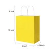 Oikss 100 Pack 8x4.75x10 inch Medium Kraft Bags with Handles