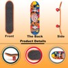 aqlbhz 12 PCS Tech Deck Skateboard Finger Skateboards Mini Skateboard
