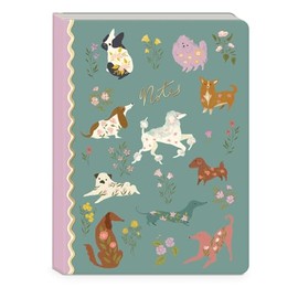 Punch Studio Molly & Rex Flower Pets Dogs Softcover Journal (38284)