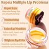 Bee Balm Lip Balm Honey Pot, 4 Pack Honey &