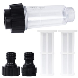 High Pressure Washer Filter, Kärcher Kärcher Filter, Compatible with K2 to K7, High Pressure Washer Parts, Replacement 5-Piece Set