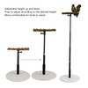Bird Perch Stand, Adjustable Height Parrot Training Perch Stand Portable