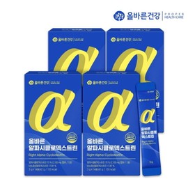 올바른 리얼 알파시클로덱스트린 3g 14포 4박스/ 알파시디 Correct Real Alpha Cyclodextrin 3g 14 Packs 4 Boxes / Alpha CD