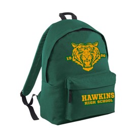 Flip Hawkins Tigers High School Backpack Rucksack Bag Green