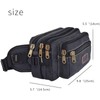 Hohe Kapazität Gürteltasche für Herren, SUNSEATON Multifunktionale Hüfttasche mit 6
