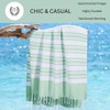 DineNest Set of 4 Peshtemal Beach Towels Cotton Oversized 40x70