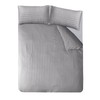 Sleepdown Soft Hotel Quality 225 THREAD COUNT POLYCOTTON Satin Stripe
