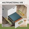 DEVAISE 3 Drawer File Cabinet with Combination Lock，Fully Assembled Metal