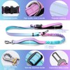 Dog Lead with Reflective Stripes, Adjustable Lead for Dogs, Jogging