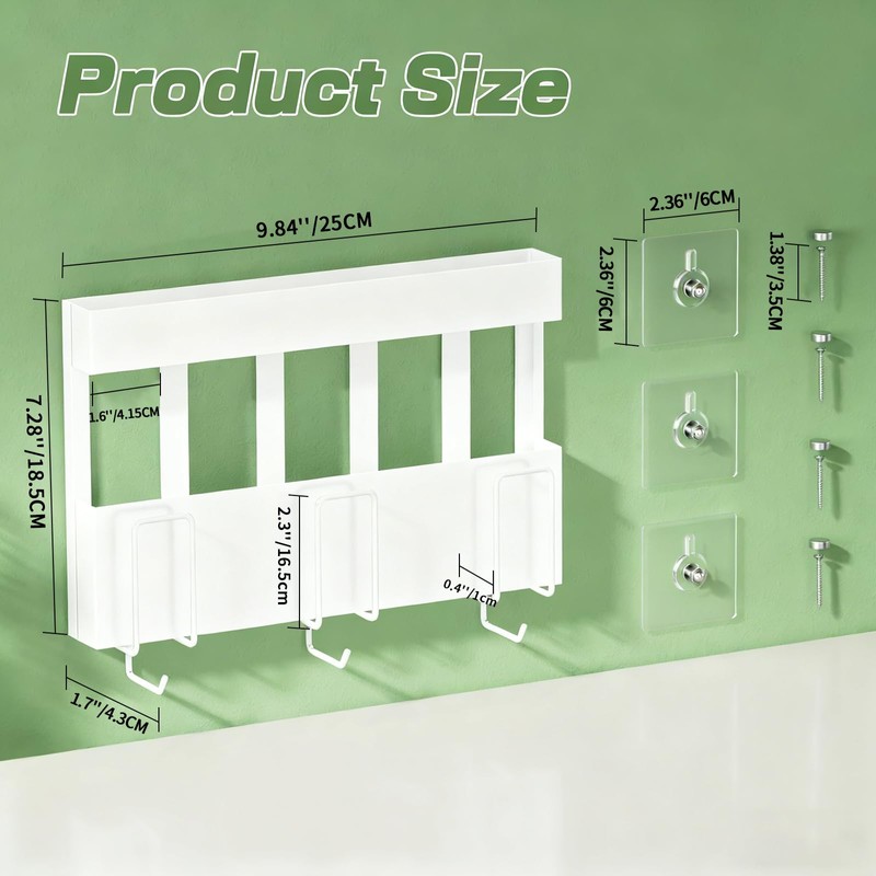 Metal Straw Holder for Cabinet Doors, Magnetic Cup and Straw